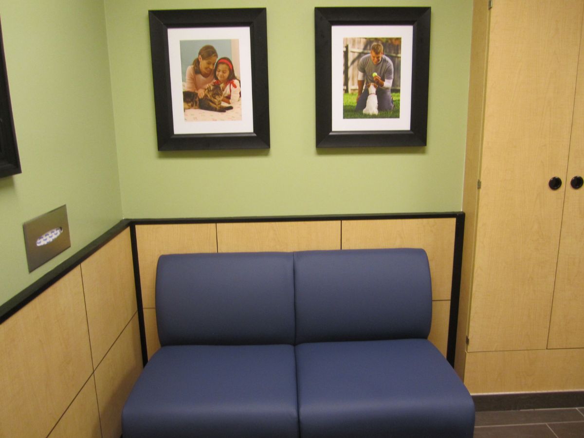 The waiting area for the Hialeah hospital