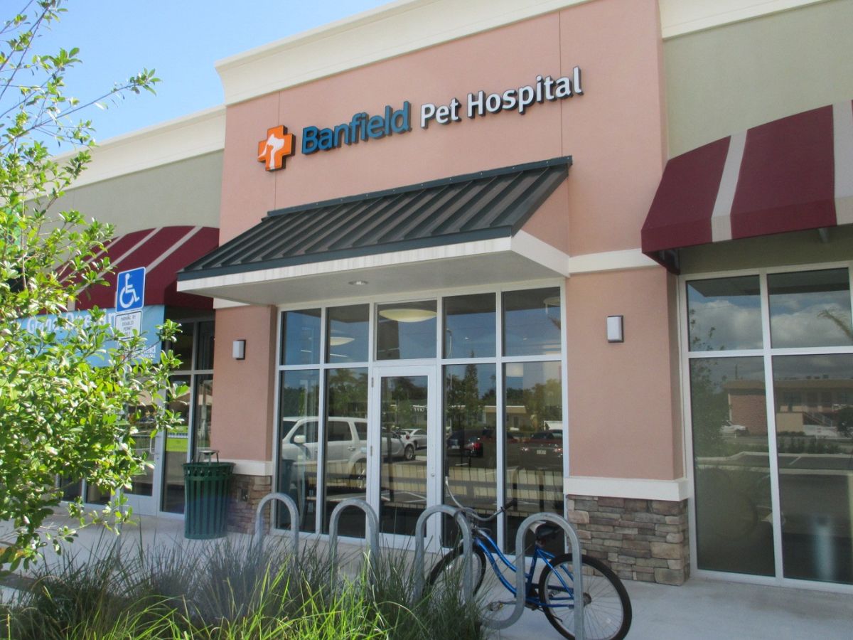 The Banfield Pet Hospital Hollywood front entrance