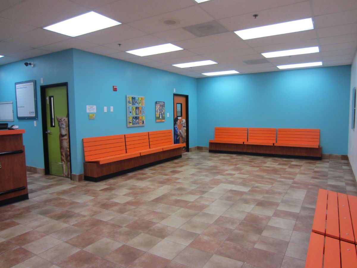 The Frederick Banfield lobby and exam room entrances