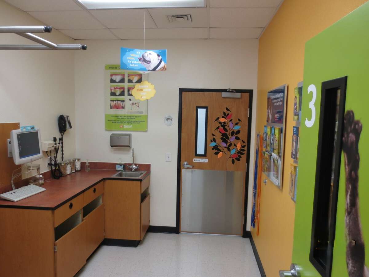 The view inside the Owasso Banfield hospital