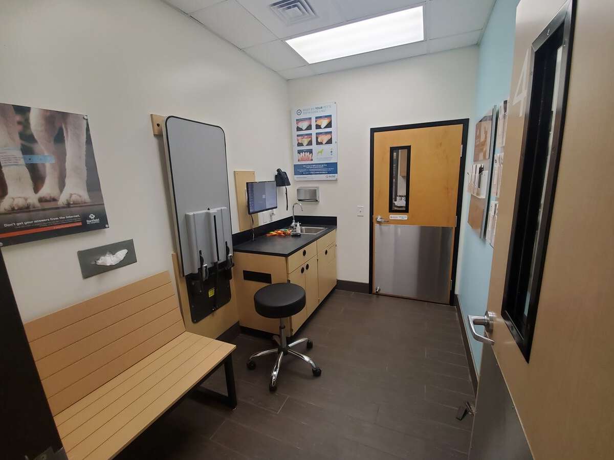A view of the Greer Banfield hospital exam room