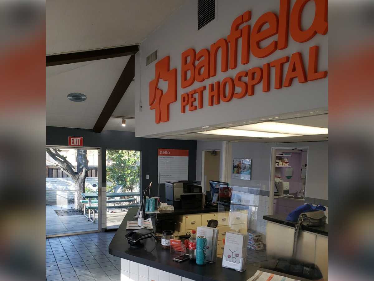 The Banfield - Danville hospital front lobby