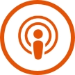 Apple Music podcast download icon